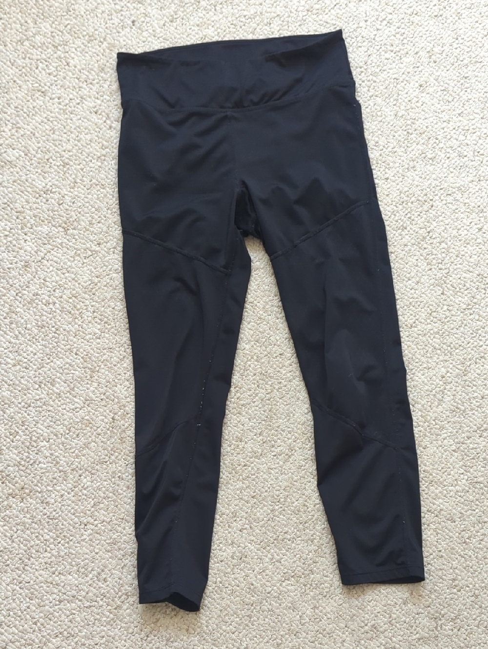 Black High-Waist Performance Leggings